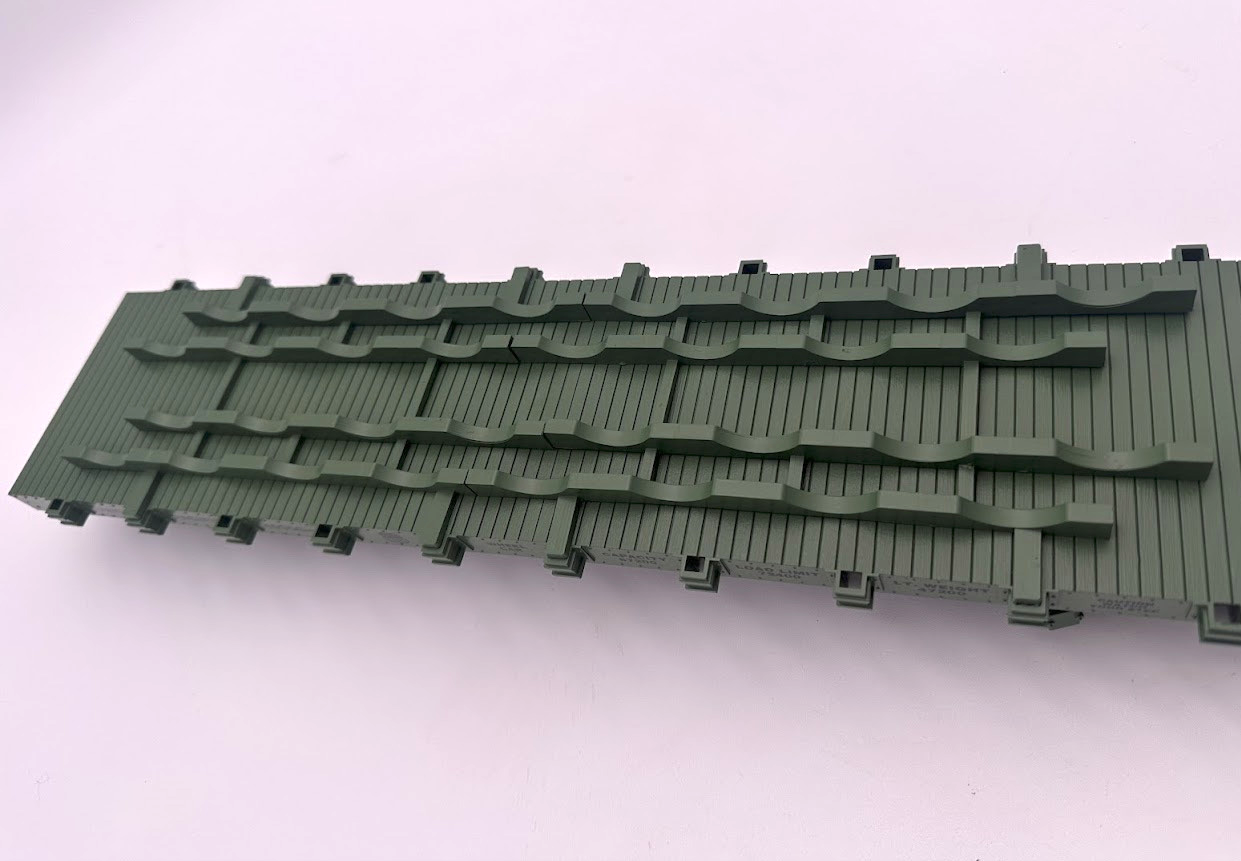 USA Trains G Scale Wheel Trucks Rack Holder for Flat Car - multiple colors