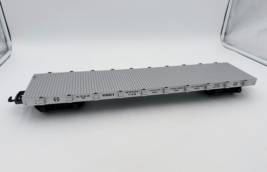 USA Trains Santa Fe Flat Car Rd #0661 - Silver