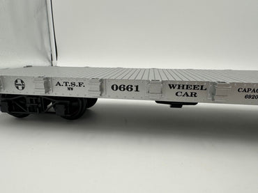 USA Trains Santa Fe Flat Car Rd #0661 - Silver