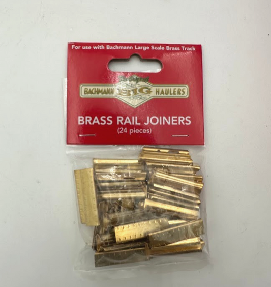 Bachmann Brass Rail Joiners Track Connectors 94657 - PACK OF 24