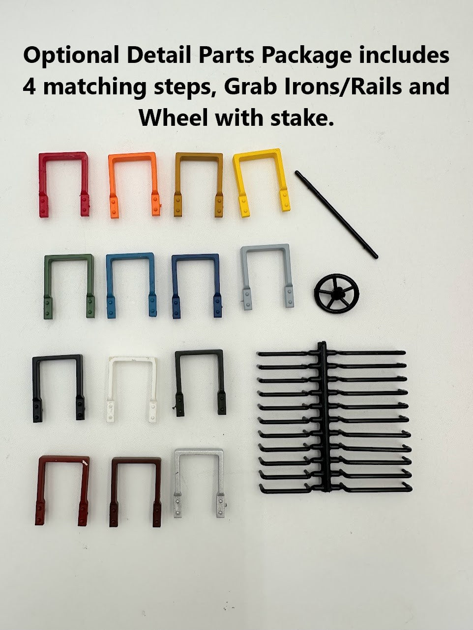 USA Trains White Pass Flat Car - Blue #107