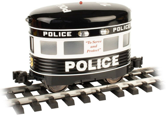 Bachmann Aristocraft Eggliner 96286 POLICE DEPARTMENT with Flashing Lights Egg Liner