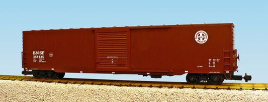 USA TRAINS R19422A BNSF 60' Single Door Box Car Brown boxcar