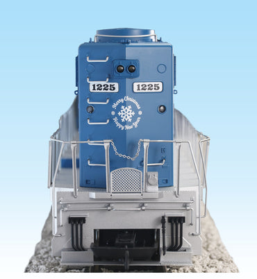USA Trains Christmas GP38-2 with Smoke and Lights R22239 - Snowman Blue