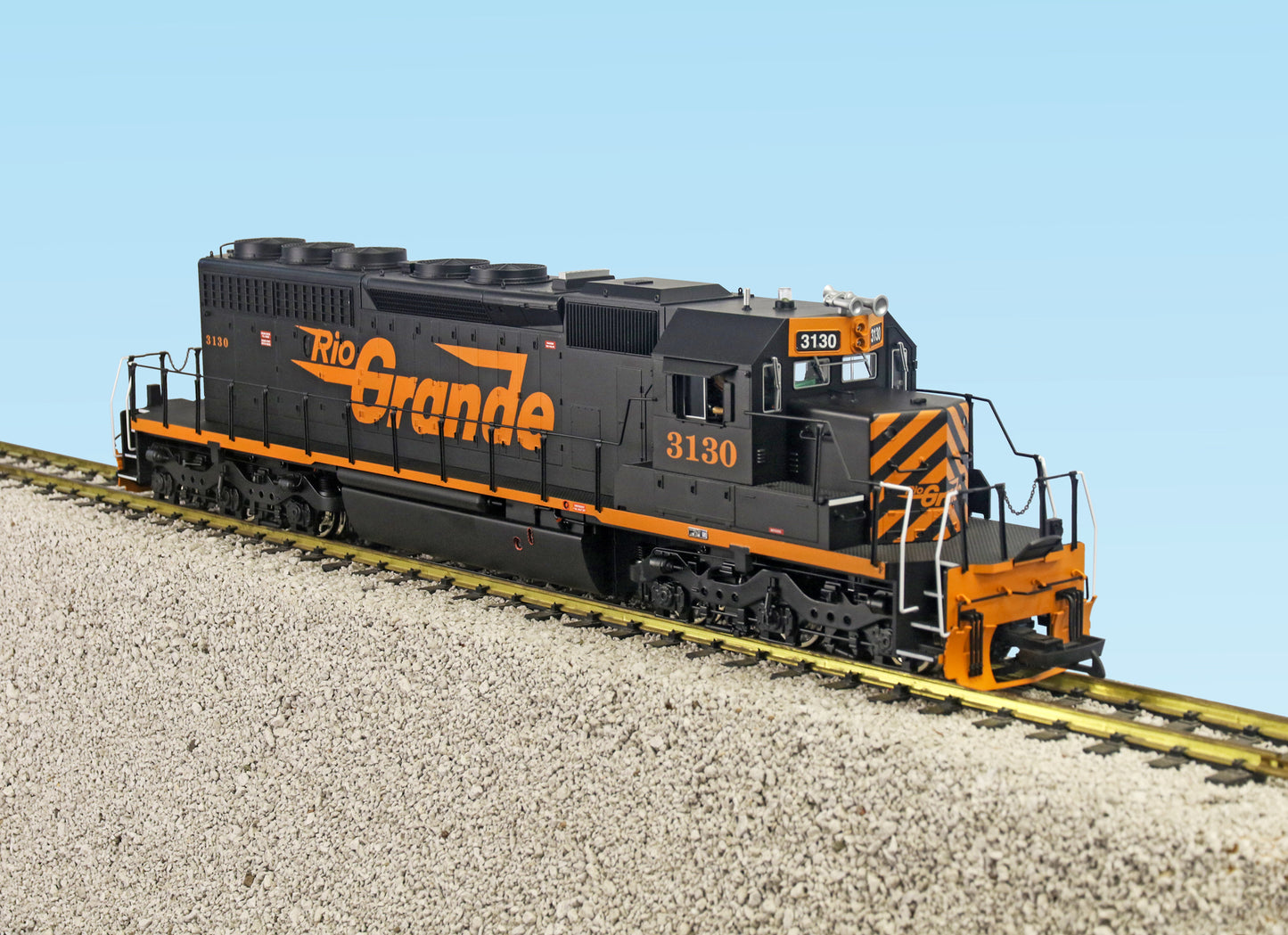 USA Trains SD40-2 R22300 Rio Grande BLACK/ORANGE
