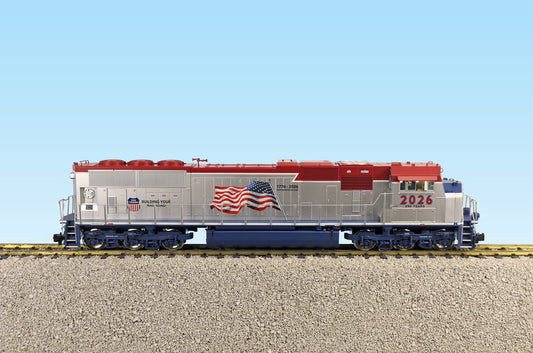 USA Trains R22622 SD70 MAC Diesel Patriotic RED/SILVER/BLUE/WHITE - IN STOCK NOW
