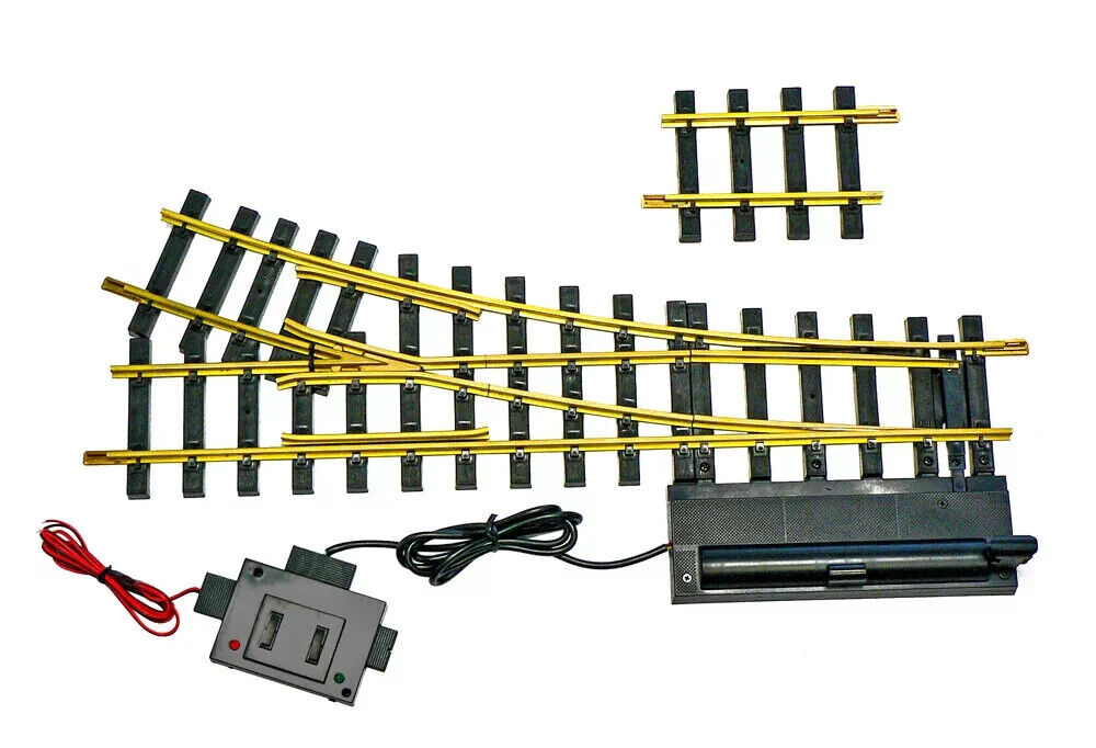 USA Trains R81620 G 8' Diameter Brass RIGHT HAND Remote Switch Turnout