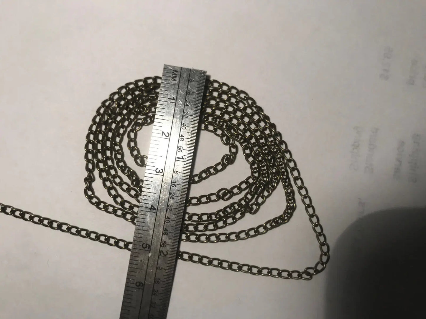 4 Feet All Scales BRONZE/RUST Metal Hobby Chain for LGB, USA Trains, Flat Car Loads, Cranes and more My Store