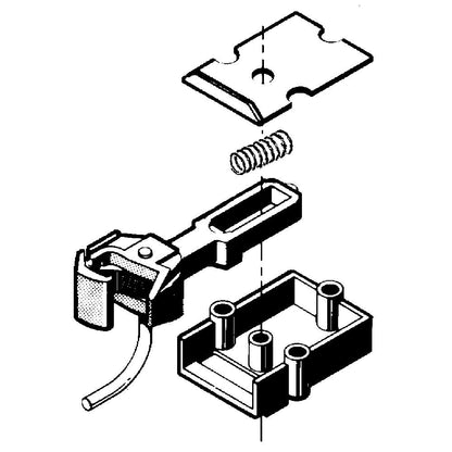 KADEE 830 G Scale Straight Centerset Shank Couplers with Body Mount Gearboxes