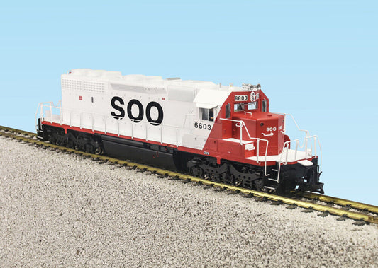 USA Trains SD40-2 R22320 Soo Line Red/White DIESEL with Smoke and Lights