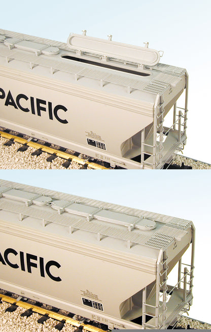 USA Trains R14109 CSX 4-BAY Center Flow Covered Hopper - Tan