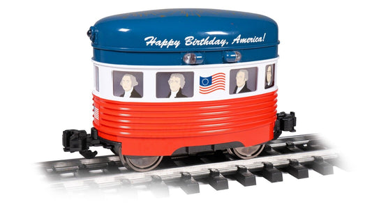 Bachmann Remake of Aristo Eggliner 96292 4TH OF JULY INDEPENDENCE Day Car