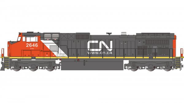 Bachmann 90924 Canadian National #2646 GE DASH-9 DIESEL, DCC and SOUND READY