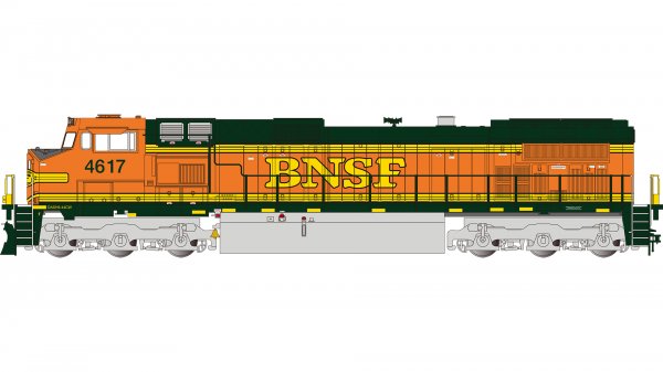 Bachmann 90926 BNSF #4617 Heritage II GE DASH-9 DIESEL, DCC and SOUND READY