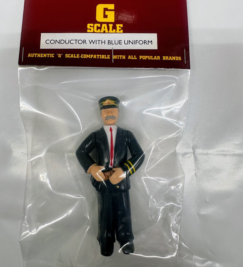 Bachmann G Scale Railroad Train Conductor 92333 Figure