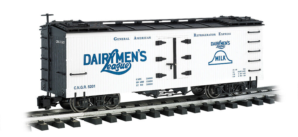 Bachmann 93266 Dairymans League Milk Reefer with Metal Wheels