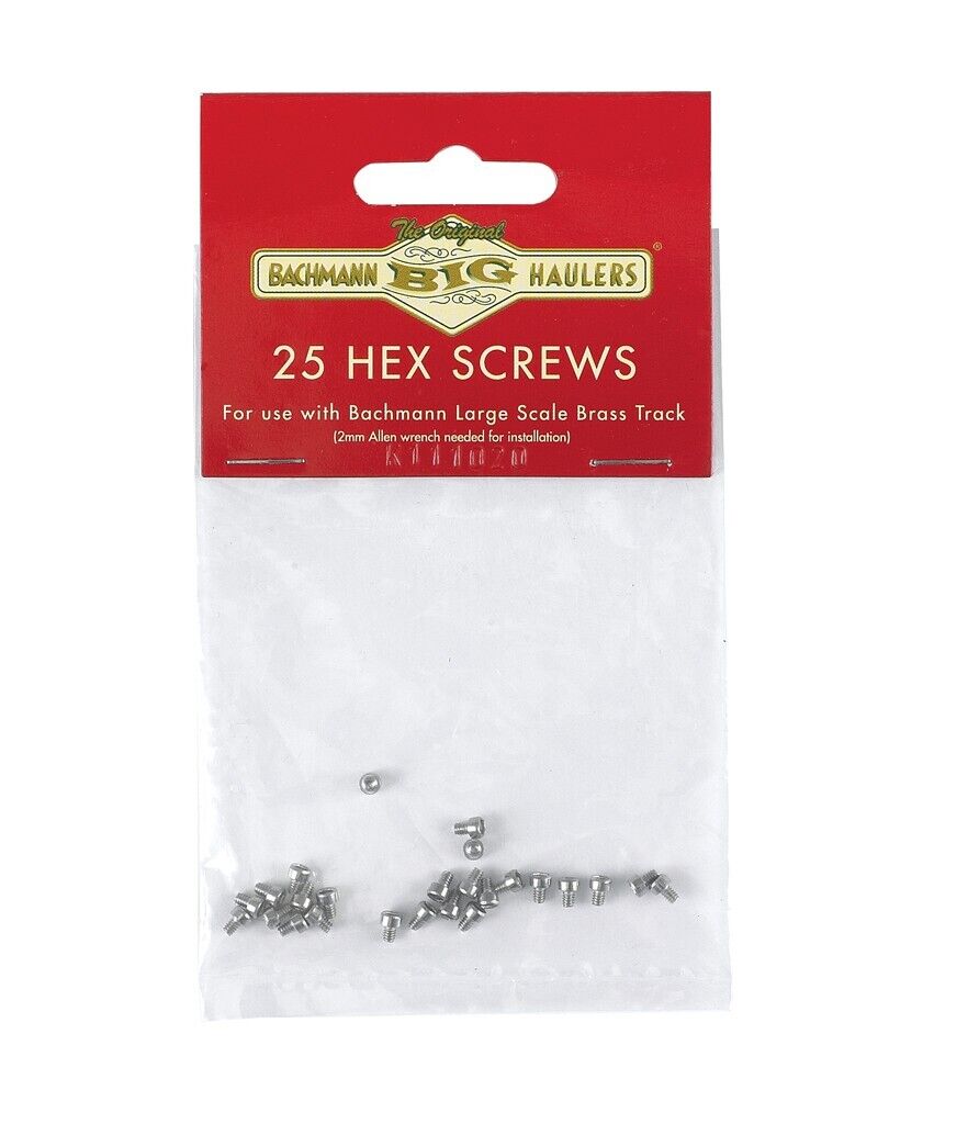 BACHMANN G-SCALE 94656 Hex Head Track Screws