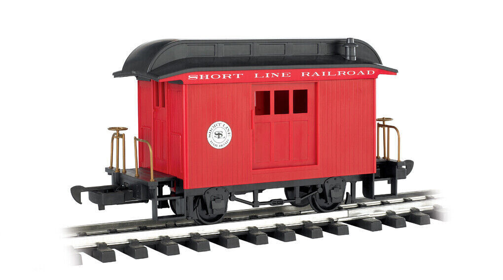 BACHMANN 97088 Lil Big Hauler Short Line Railroad Red Baggage Car – My ...