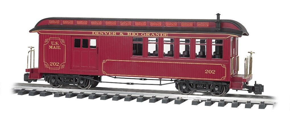 Bachmann 97106 Jackson Sharp Combine (D&RG) with Metal Wheels and Lights