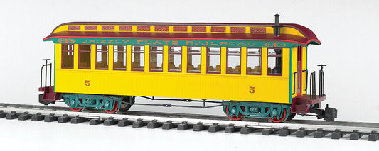 Bachmann 97205 Grizzly Flats Coach with Interior Lighting and Metal Wheels