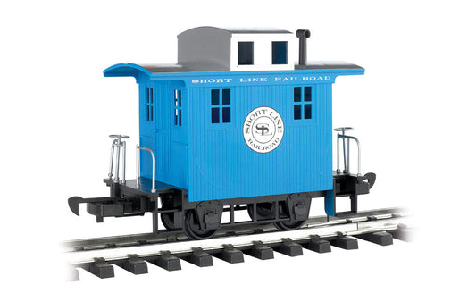 BACHMANN G SCALE 98086 - Lil Big Hauler Blue Cupola Caboose