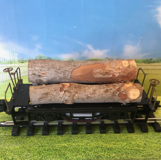 Bachmann Custom Log Car with Roll-EZ Exclusive Brite-Blok Track Cleaner