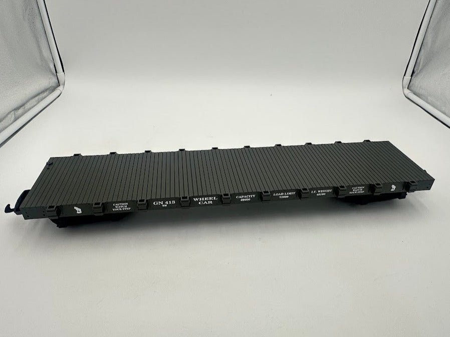 USA Trains Great Northern Flat Car - Dark Gray