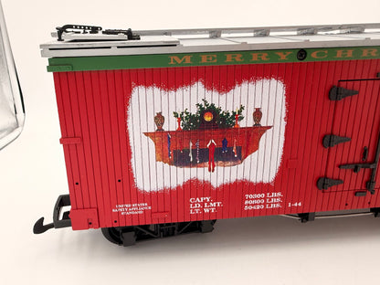 USA Trains R13015 CHRISTMAS 1997 Holiday Boxcar Reefer