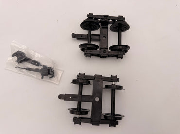 USA Trains Arch Bar Freight Car Trucks R2032 with wheels and knuckle couplers