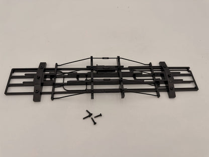 Bachmann BLACK Standard Freight Car Truss Rod Underframe Assembly with Screws