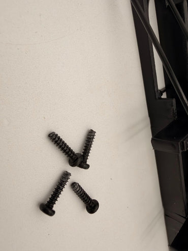 Bachmann BLACK Standard Freight Car Truss Rod Underframe Assembly with Screws