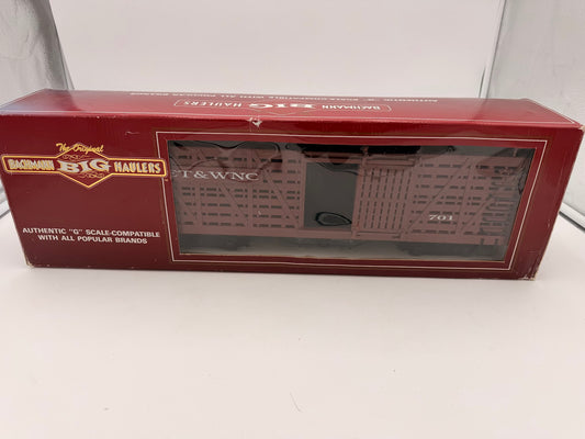 Bachmann Big Haulers G Scale Stock Car 98120 ET & WNC #701 - BROWN