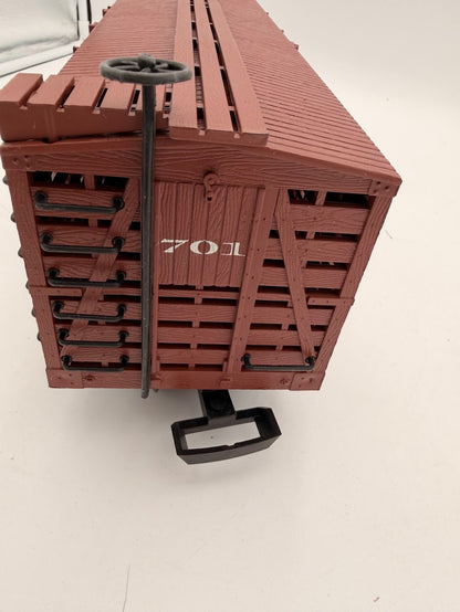 Bachmann Big Haulers G Scale Stock Car 98120 ET & WNC #701 - BROWN