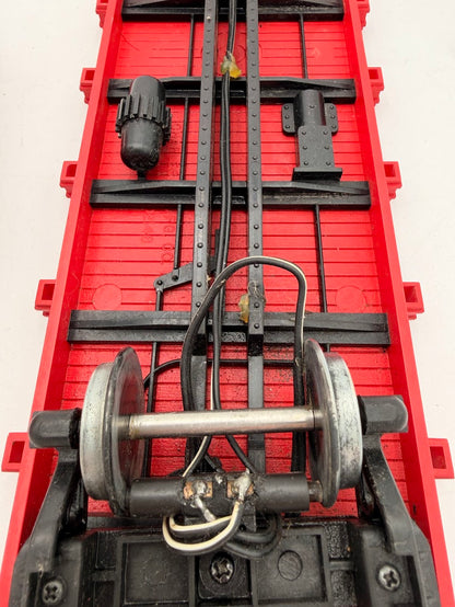 Hartland 09702 G Scale Steeple-Cab Diesel Switcher EX with Flat Car