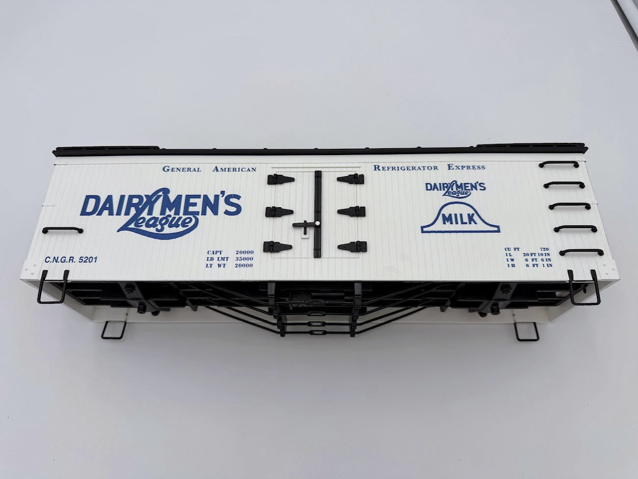BACHMANN 93266 Dairymans League Reefer Body WITH Underframe and Steps