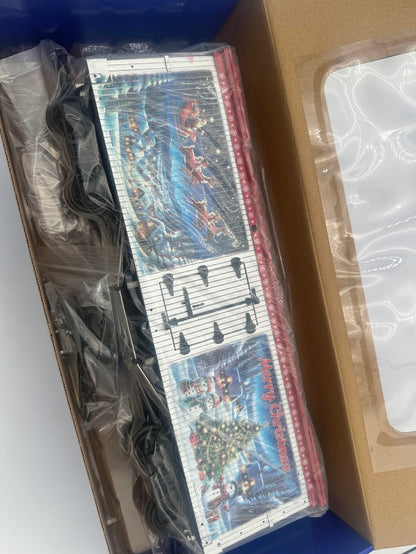 USA Trains EXCLUSIVE SILVER COLOR R13042 CHRISTMAS Reefer 2024 "Snowy Village" Holiday Car