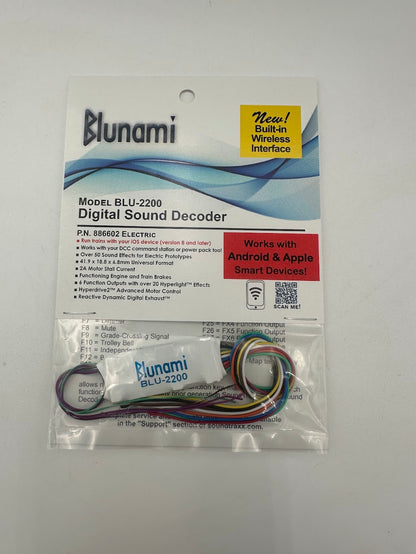 SoundTraxx 885602 - BLU-2200 Blunami Electric Sound Decoder,  Multi scale