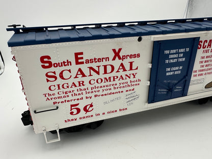 USA Trains Custom Boxcar South Eastern Express "Scandal Cigars"