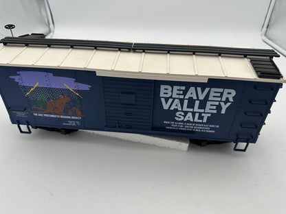 USA Trains Beaver Valley Salt Blue Reefer Boxcar - Limited Run