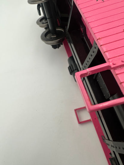 USA Trains Beaver Valley Brewing Company Reefer Pink Boxcar with Metal Wheels - Limited Run