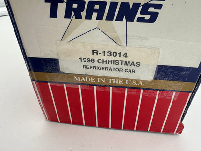 USA Trains R13014 1996 Vintage Christmas Reefer with Joseph and Mary - BLUE