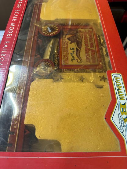 Bachmann 92713 Flat Car with Tableau Wagon - Performing Elephants #107