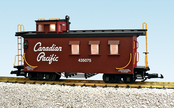 USA Trains R12023 Canadian Pacific Woodsided Caboose - Brown