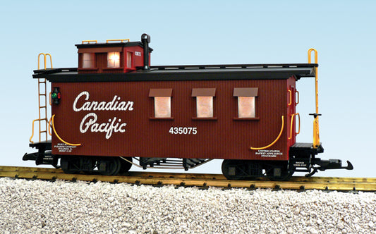 USA Trains R12023 Canadian Pacific Woodsided Caboose - Brown
