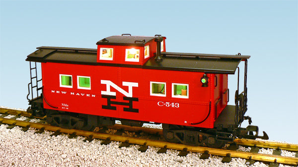 USA Trains R12165 New Haven Center Cupola Caboose - Sacony Red/Black