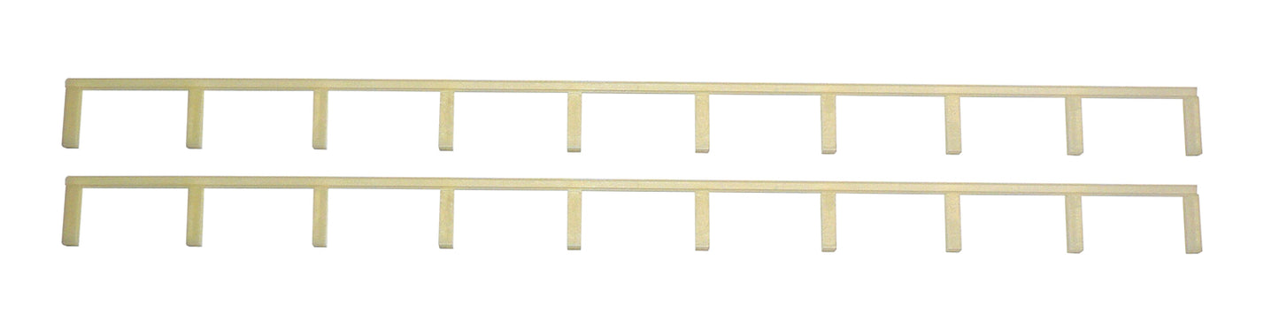 USA Trains 2 Pieces Piggyback Side Rails for Flat Car - Unpainted G Scale
