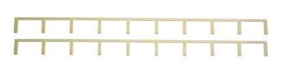 USA Trains 2 Pieces Piggyback Side Rails for Flat Car - Unpainted G Scale