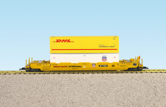 USA TRAINS INTERMODAL Flat Car with 3 Containers - R17115 Union Pacific #2