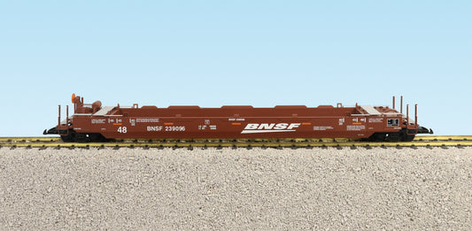 USA TRAINS INTERMODAL Flat Car R17136 BNSF Speed Logo - No Containers