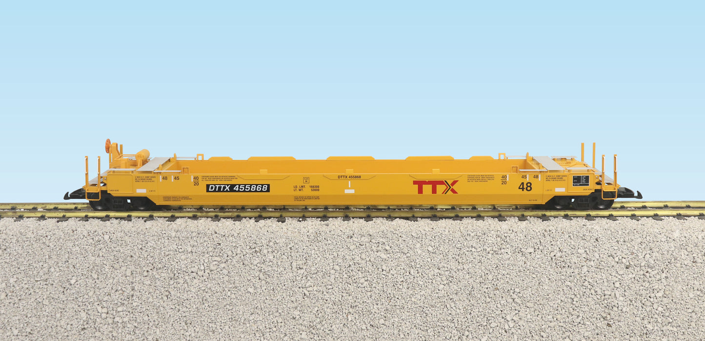 USA TRAINS INTERMODAL Flat Car R17144 TTX Red Logo - No Containers